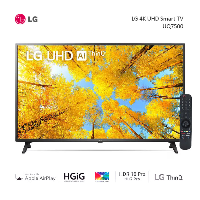 LG 4K Smart UHD AI ThinQ TV UQ7500 55" - 55UQ7500 | 55UQ7500PSF